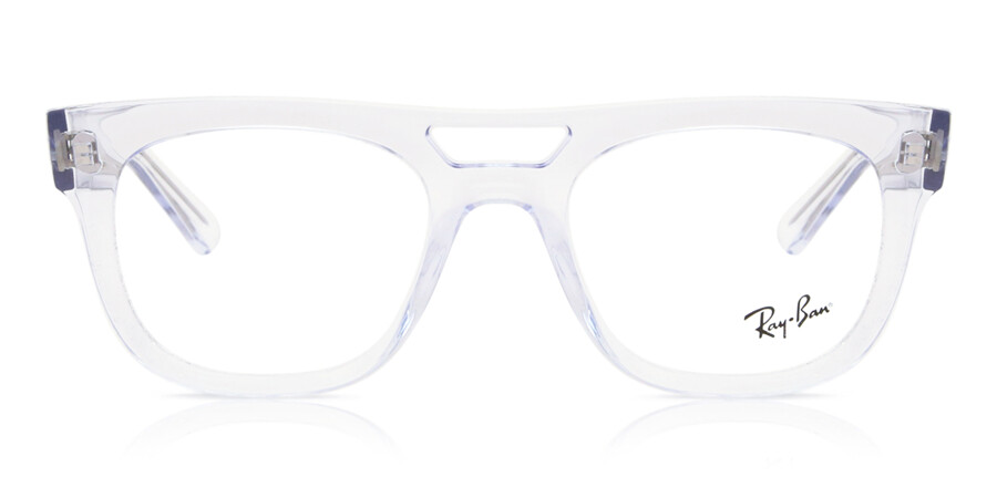 Ray-Ban RX7226 Phil 8321 Aviator Clear Frame Eyeglasses ...