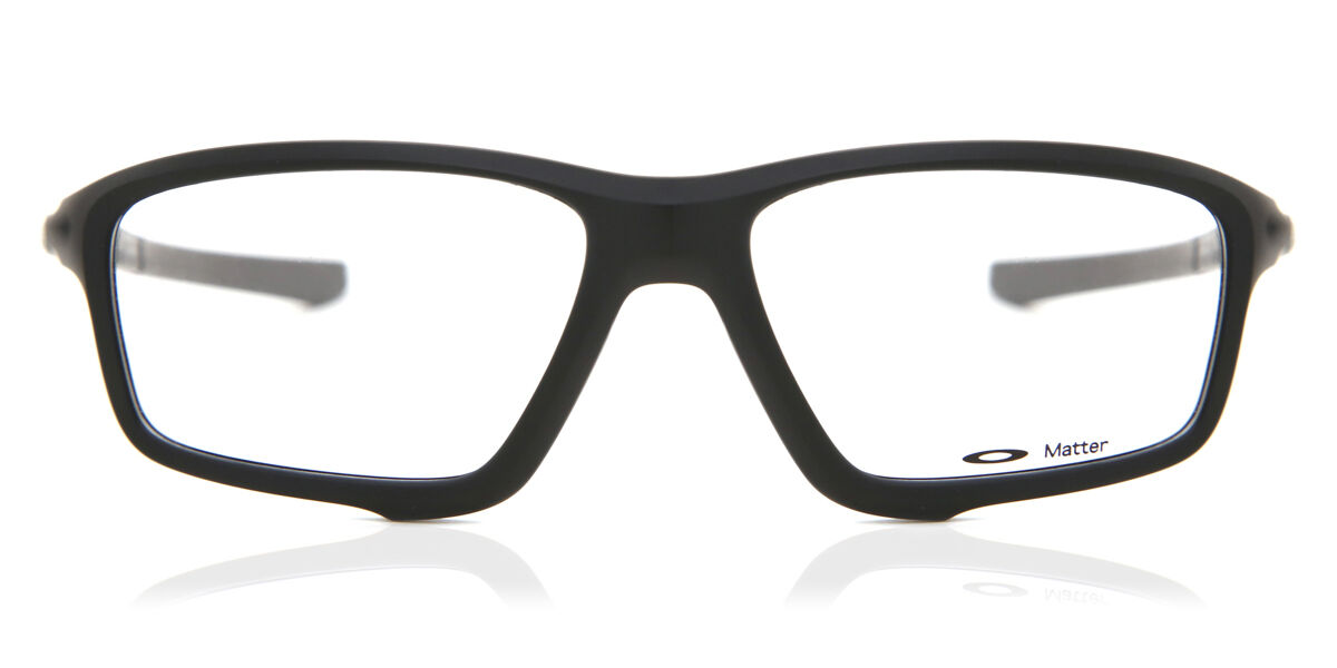 Oakley OX8076 CROSSLINK ZERO 807607 Rectangle Satin Black Frame